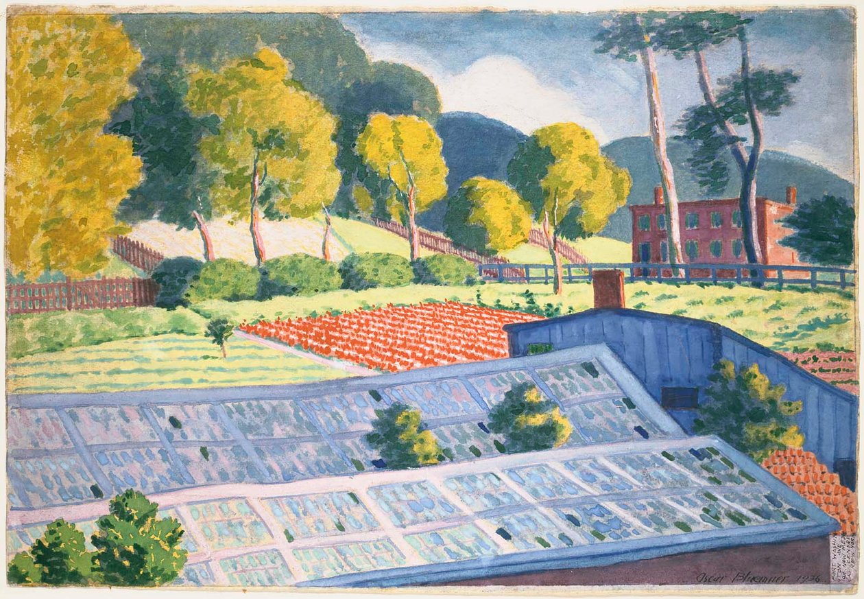 A Fort Washington Avenue 1911 -ben alkotó: Oscar Florianus Bluemner