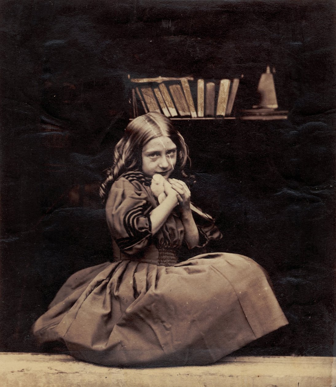 Lány galamb alkotó: Oscar Gustav Rejlander