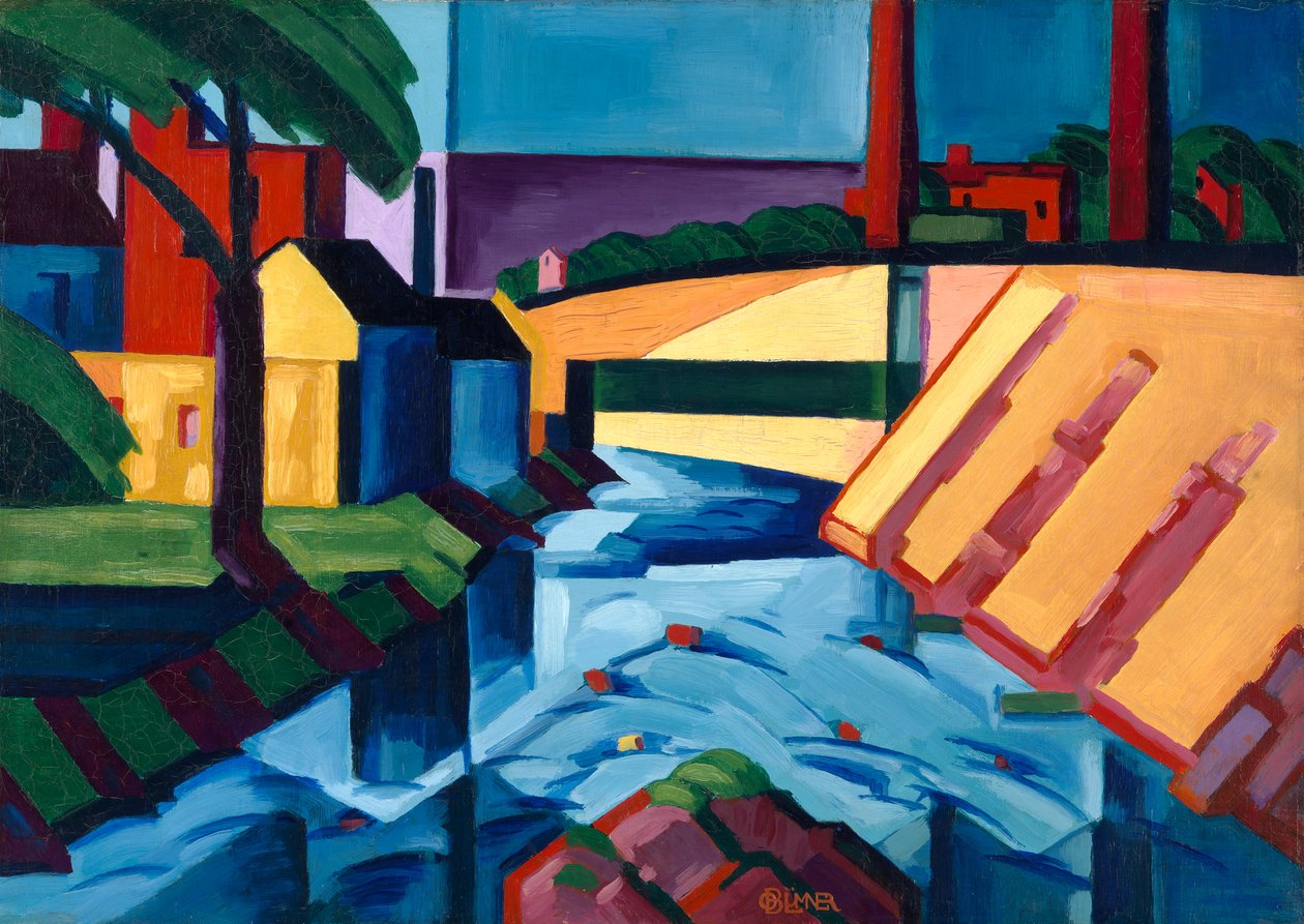 Esti hangok, 1911-1917. alkotó: Oscar Bluemner