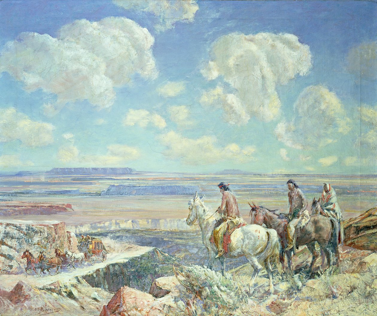 Indiai óra (olaj, vászon) alkotó: Oscar Edward Berninghaus