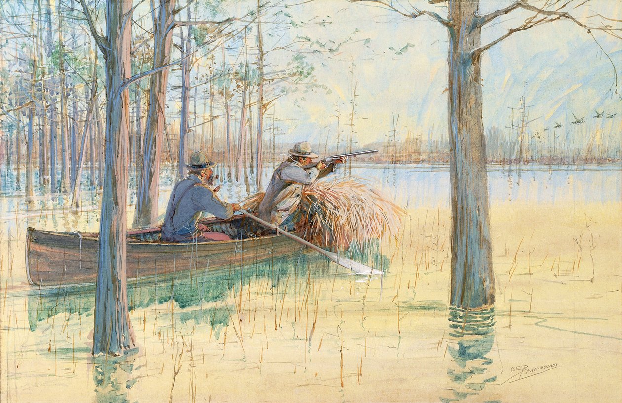 A kacsavadászok alkotó: Oscar Edward Berninghaus