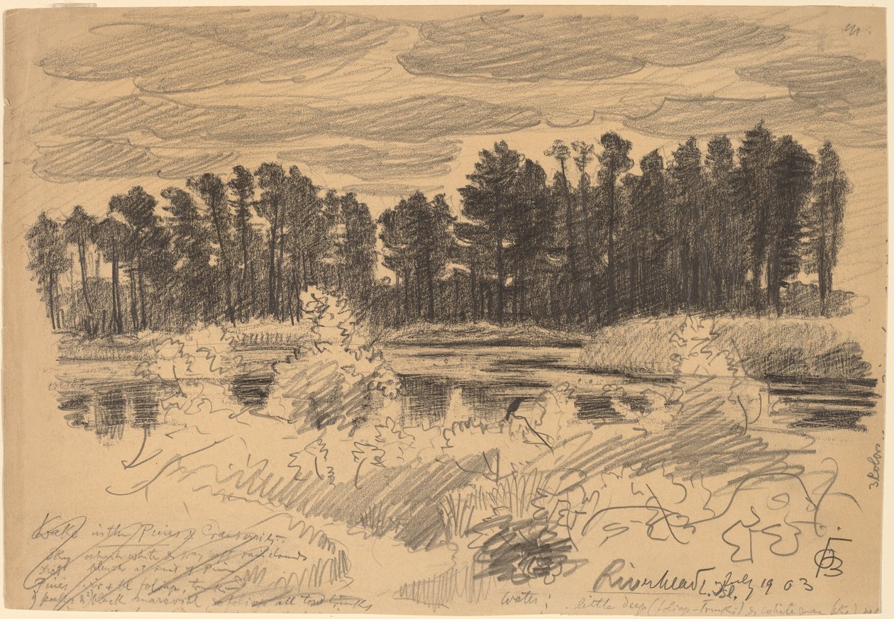Riverhead, Long Island alkotó: Oscar F. Bluemner