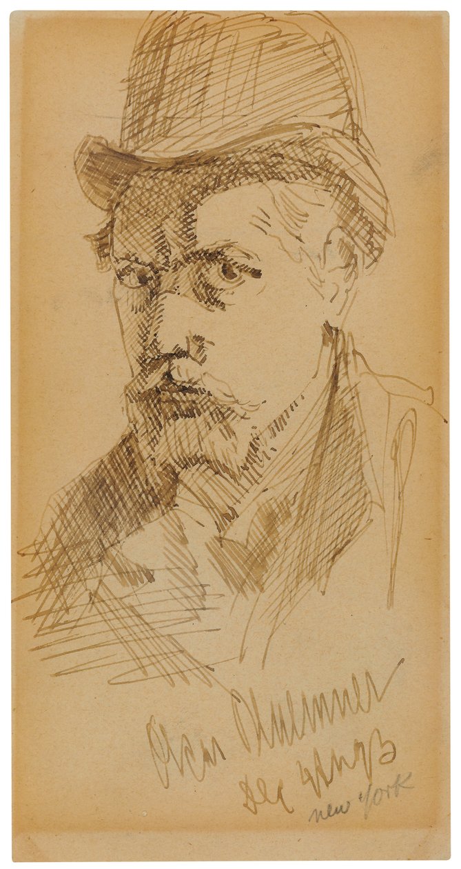 Önarckép alkotó: Oscar Florianus Bluemner