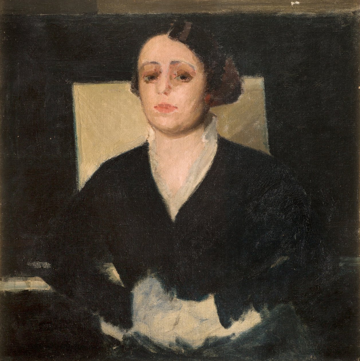 Elvira Giannelli portréja alkotó: Oscar Ghiglia