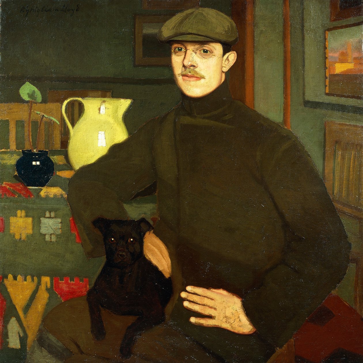 Llewelyn Lloyd portréja alkotó: Oscar Ghiglia