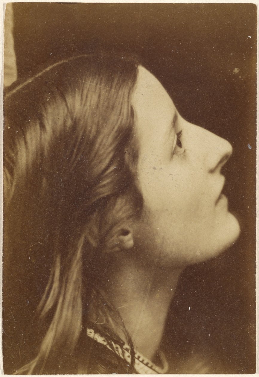 [Egy nő portréja profilban] alkotó: Oscar Gustave Rejlander