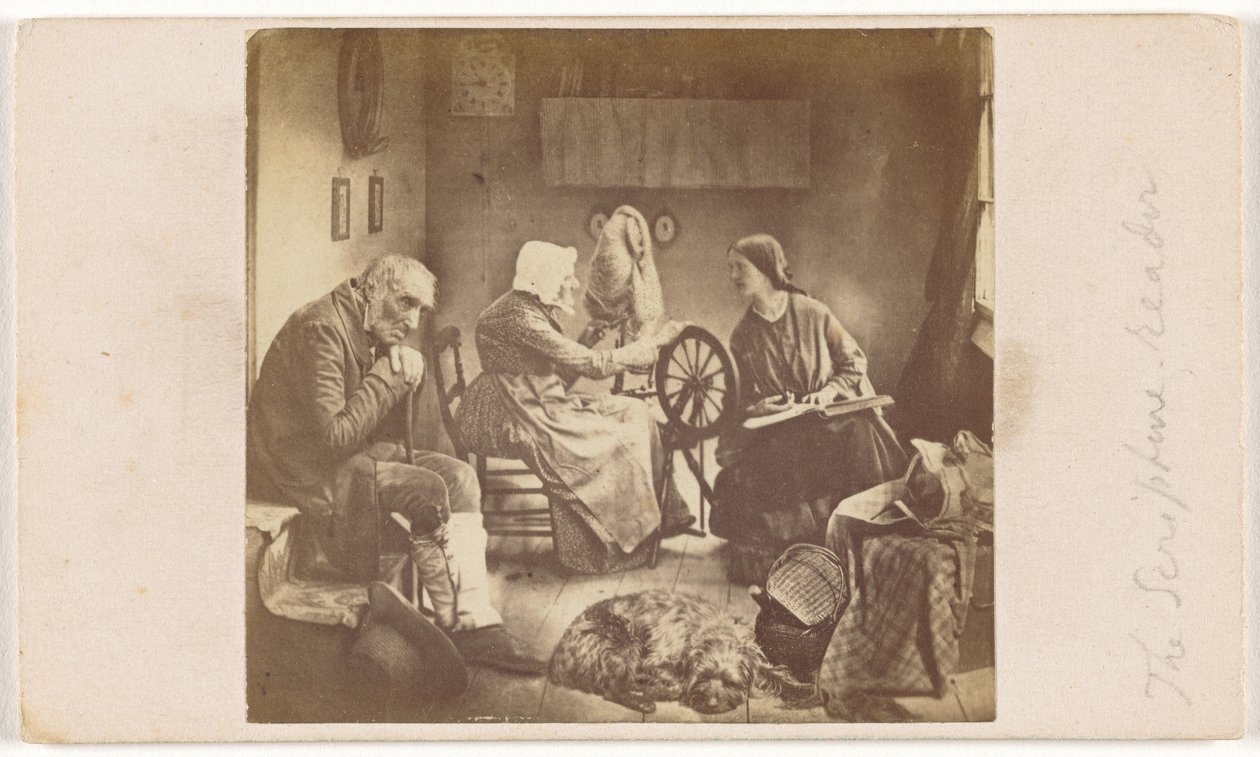 A Szentírás olvasója alkotó: Oscar Gustave Rejlander