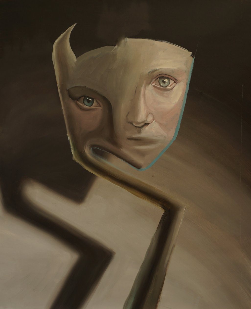 Osztott lélek, 2023 (olaj, vászon) alkotó: Oscar Nin