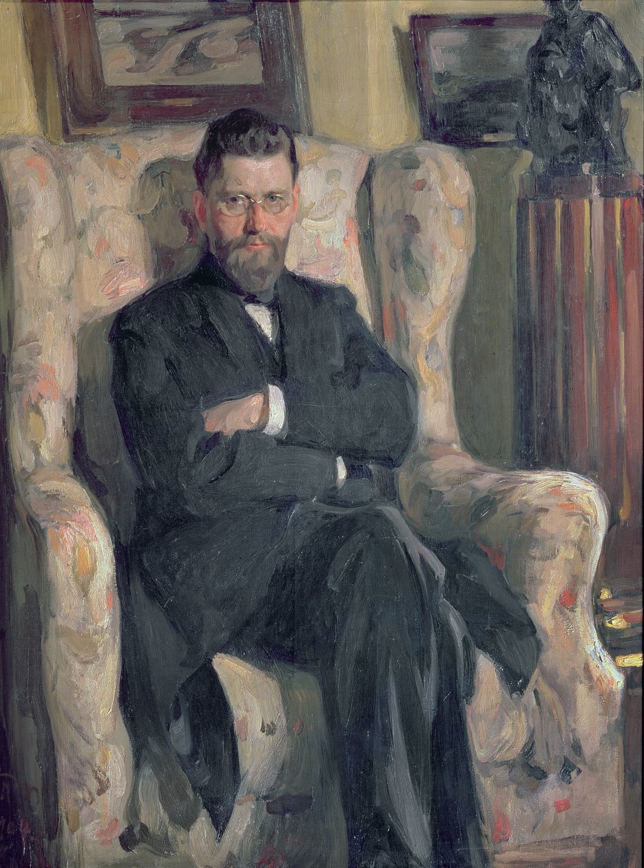 Alekszej A. Bahrusin (1865-1929) gyűjtő portréja 1904 alkotó: Osip Emmanuilovich Braz