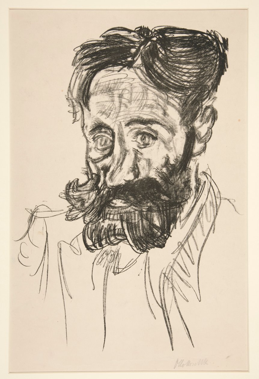 Dr. Fritz Neuberger portréja alkotó: Oskar Kokoschka