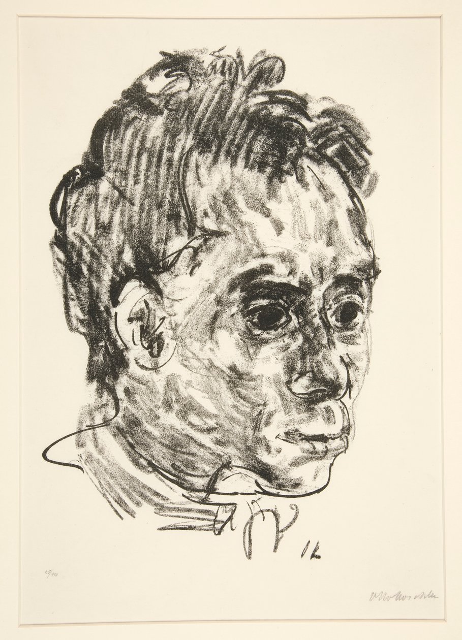 Walter Hasenclever portréja alkotó: Oskar Kokoschka