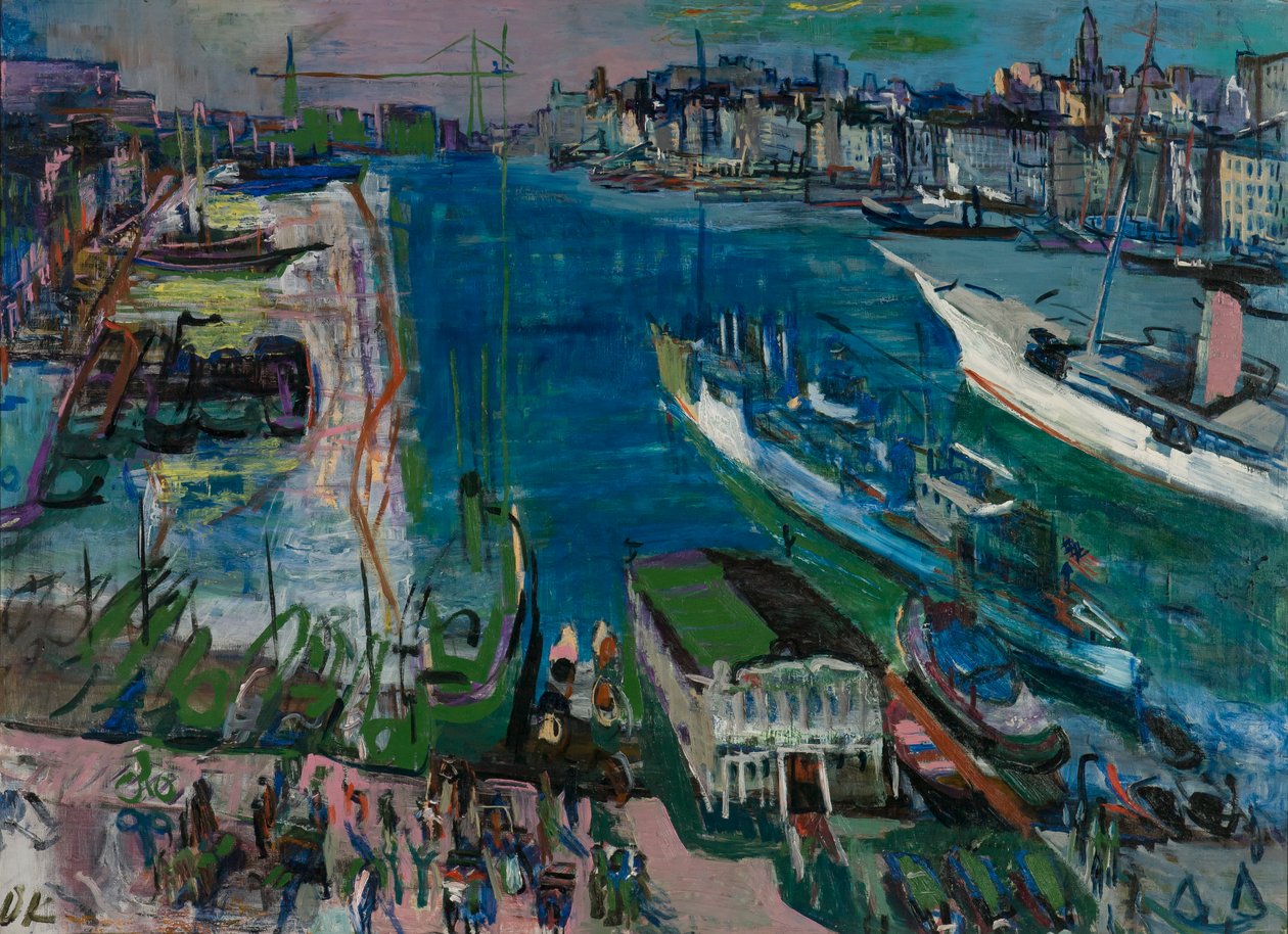 A marseille-i kikötő II alkotó: Oskar Kokoschka