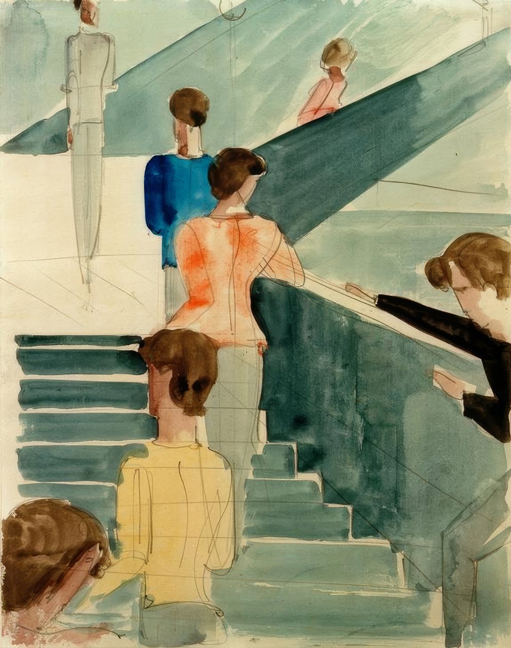 Bauhaus lépcsők alkotó: Oskar Schlemmer