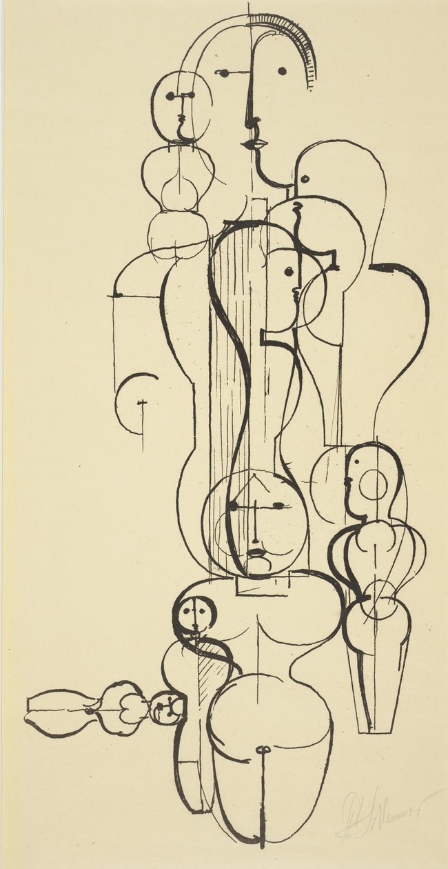 Ábraterv K 1 alkotó: Oskar Schlemmer