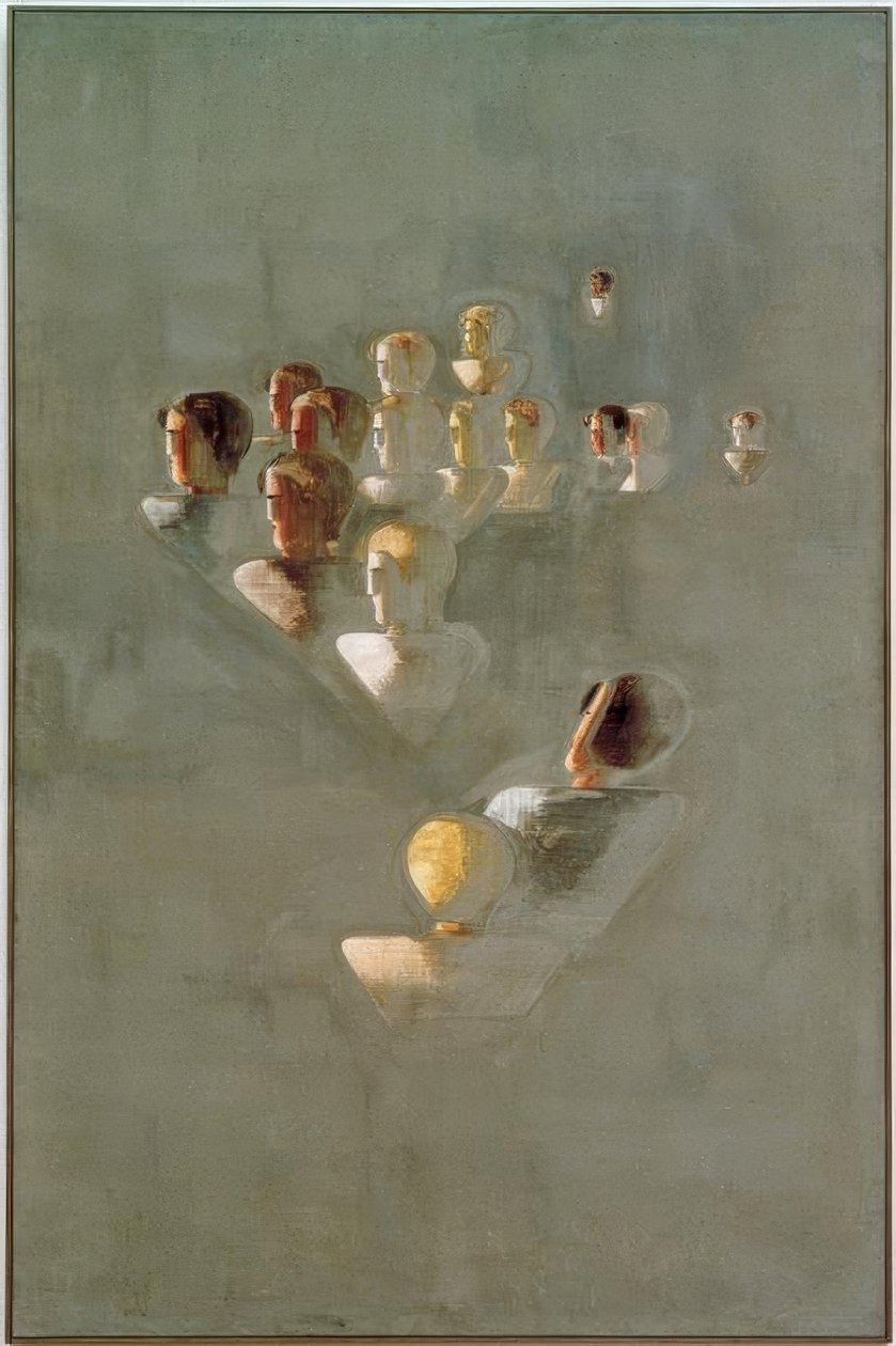 Folkwang ciklus: Leckék III alkotó: Oskar Schlemmer