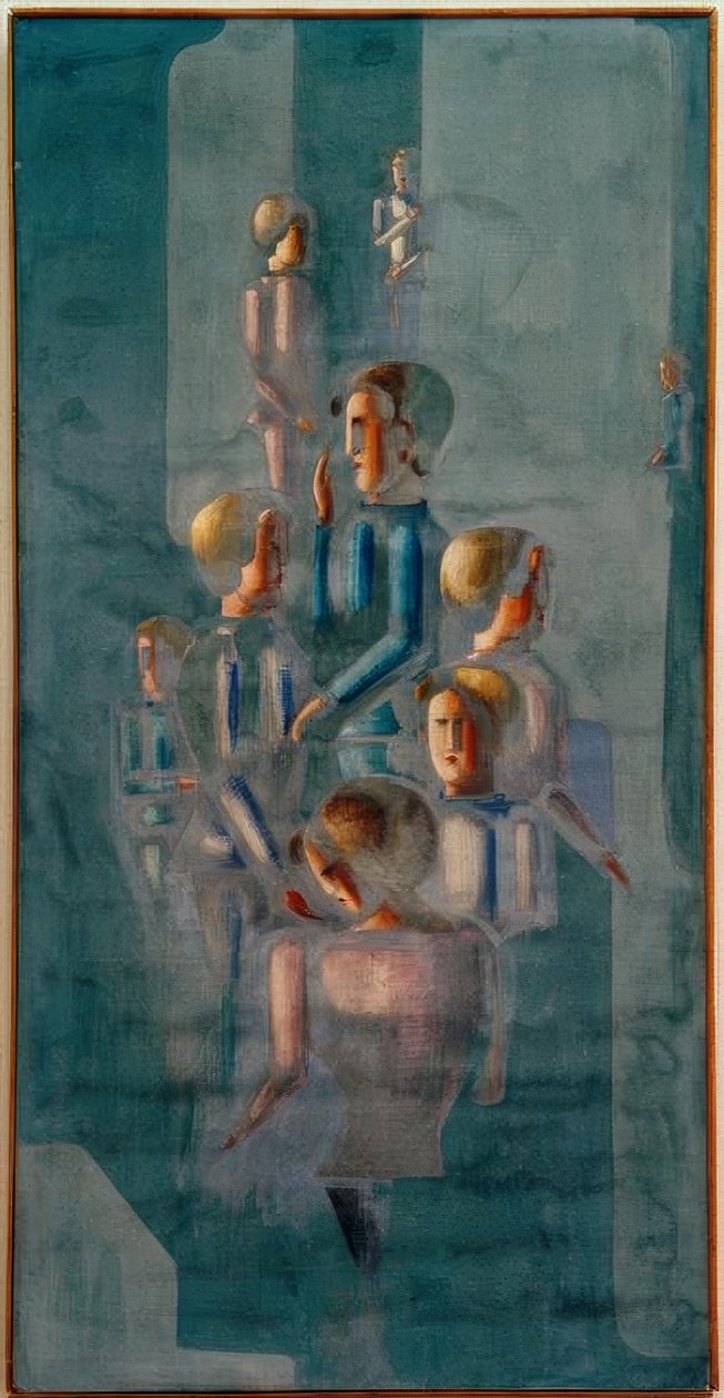 Folkwang ciklus: Leckék II alkotó: Oskar Schlemmer