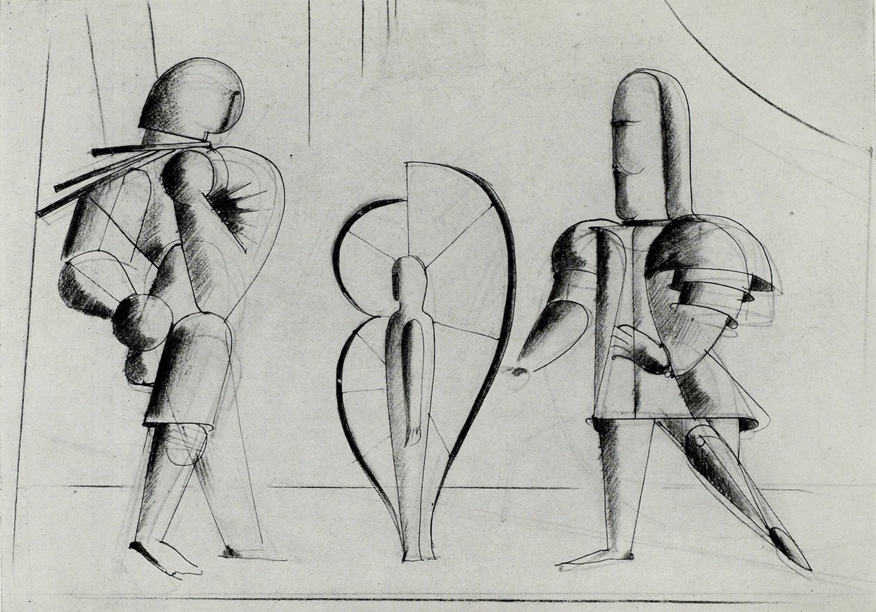A Bauhaus színpadáról A Bauhaus színpadáról, 1925. alkotó: Oskar Schlemmer