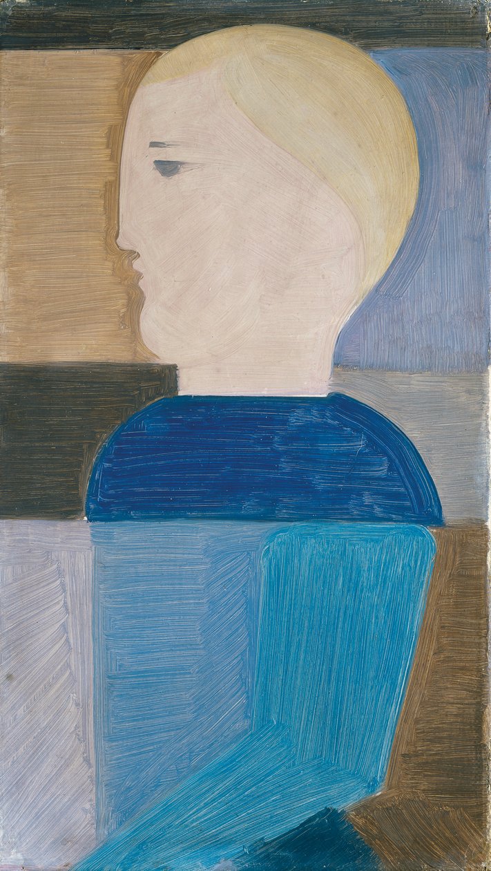 Halbfigur nach links gewandt alkotó: Oskar Schlemmer