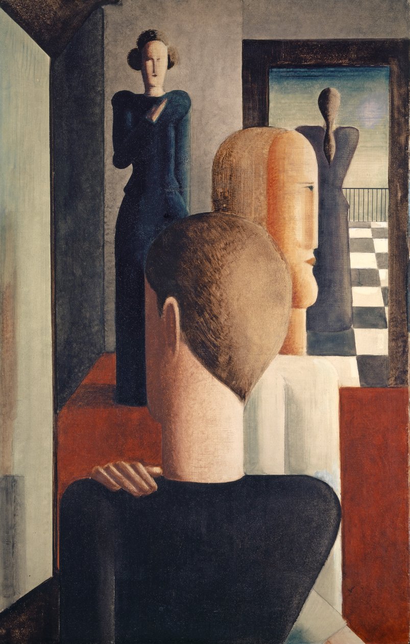 Belső ötfigurával, római alkotó: Oskar Schlemmer