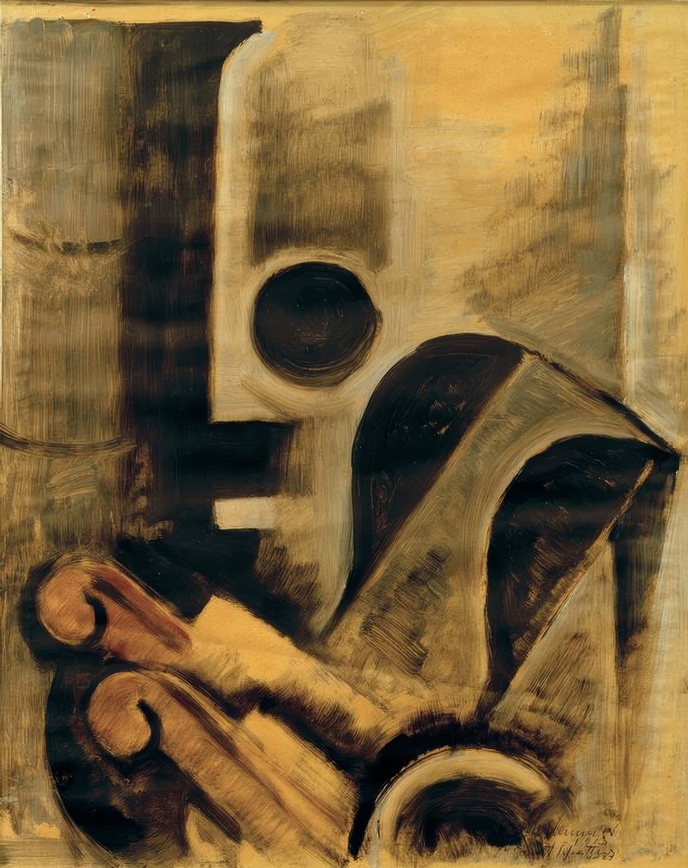 Sütő és fotel III alkotó: Oskar Schlemmer