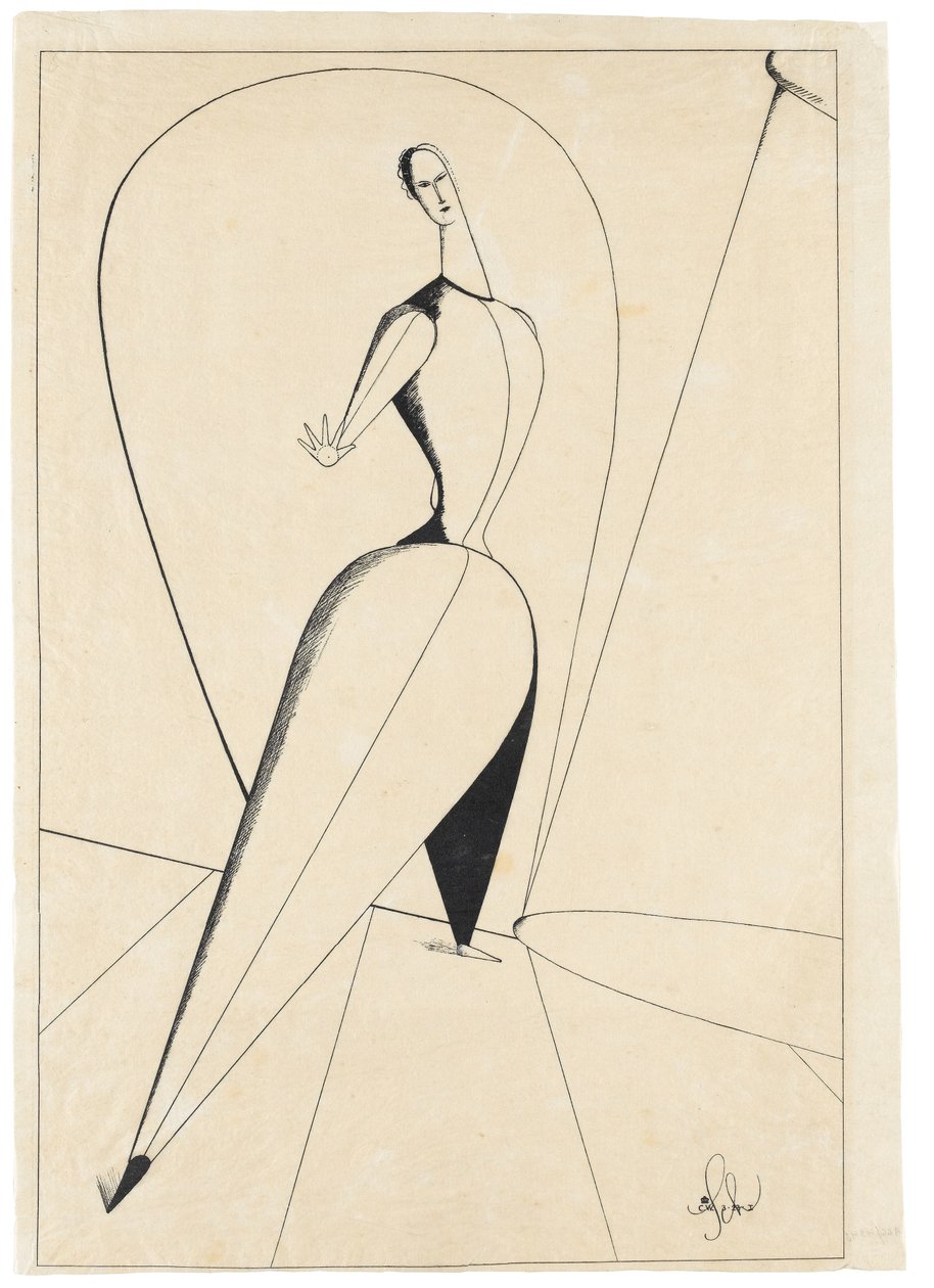 Táncosnő alkotó: Oskar Schlemmer