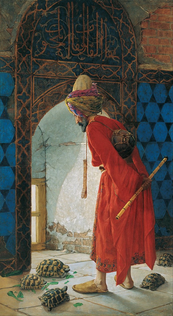 A teknős tréner alkotó: Osman Hamdi Bey