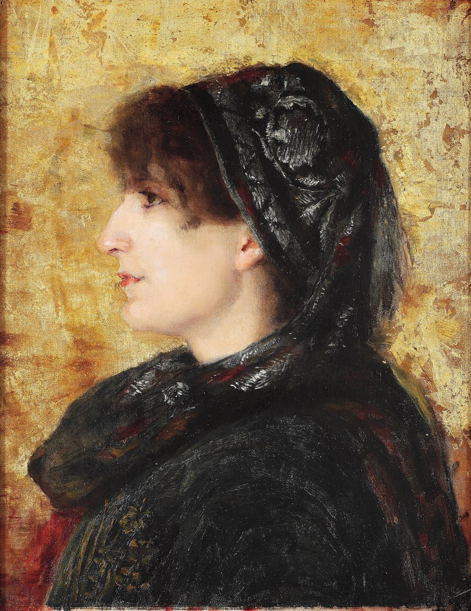 Naile Hanım portréja, Naile Hanım portréja alkotó: Osman Hamdi Bey
