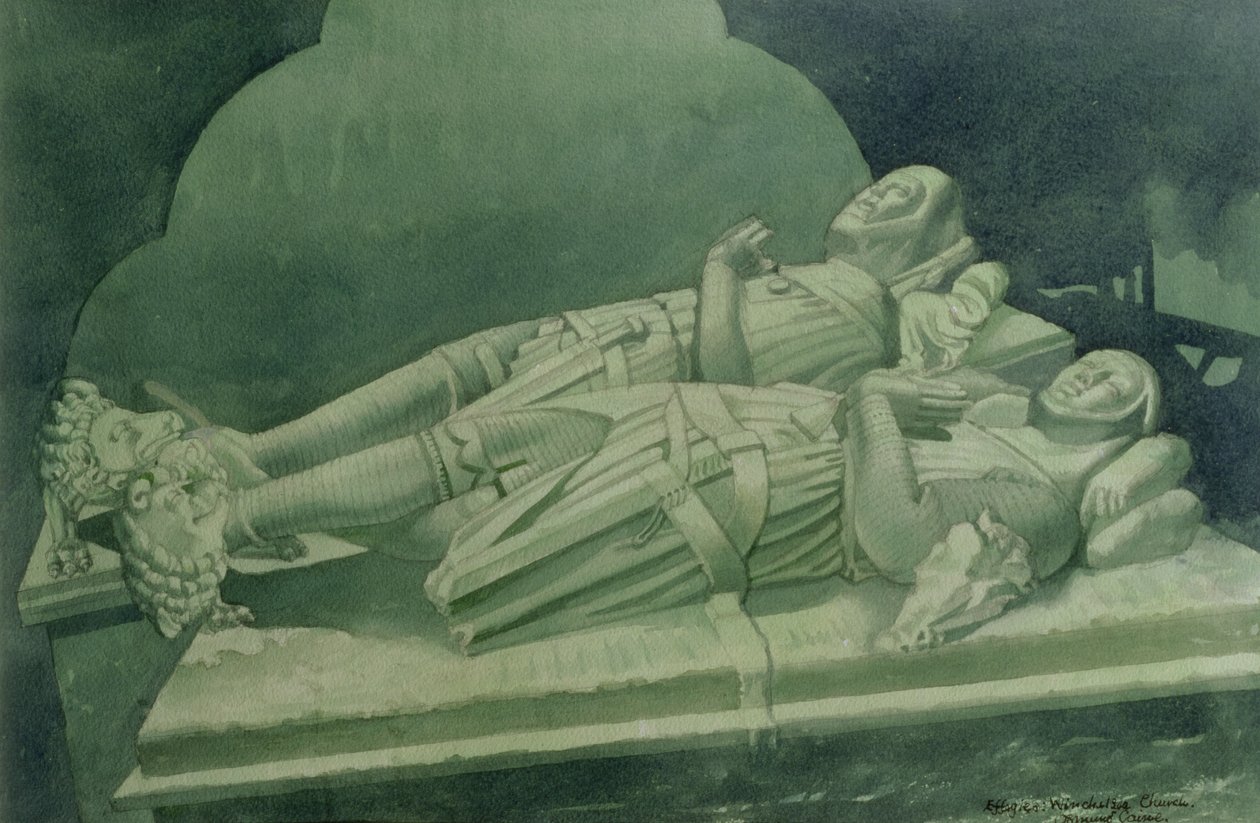 Effigies, Winchelsea Church (wc papíron) alkotó: Osmund Caine
