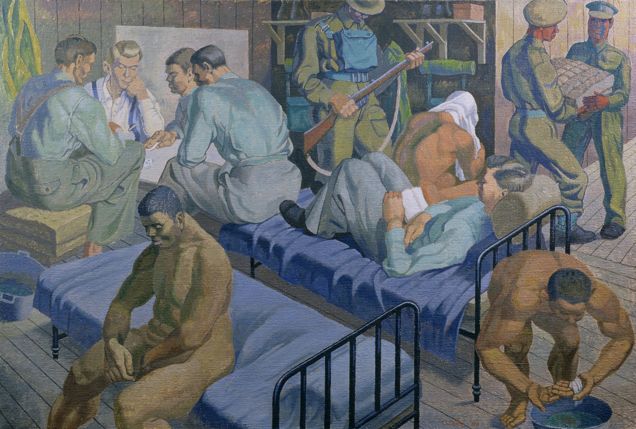 A laktanyában, 1989 alkotó: Osmund Caine
