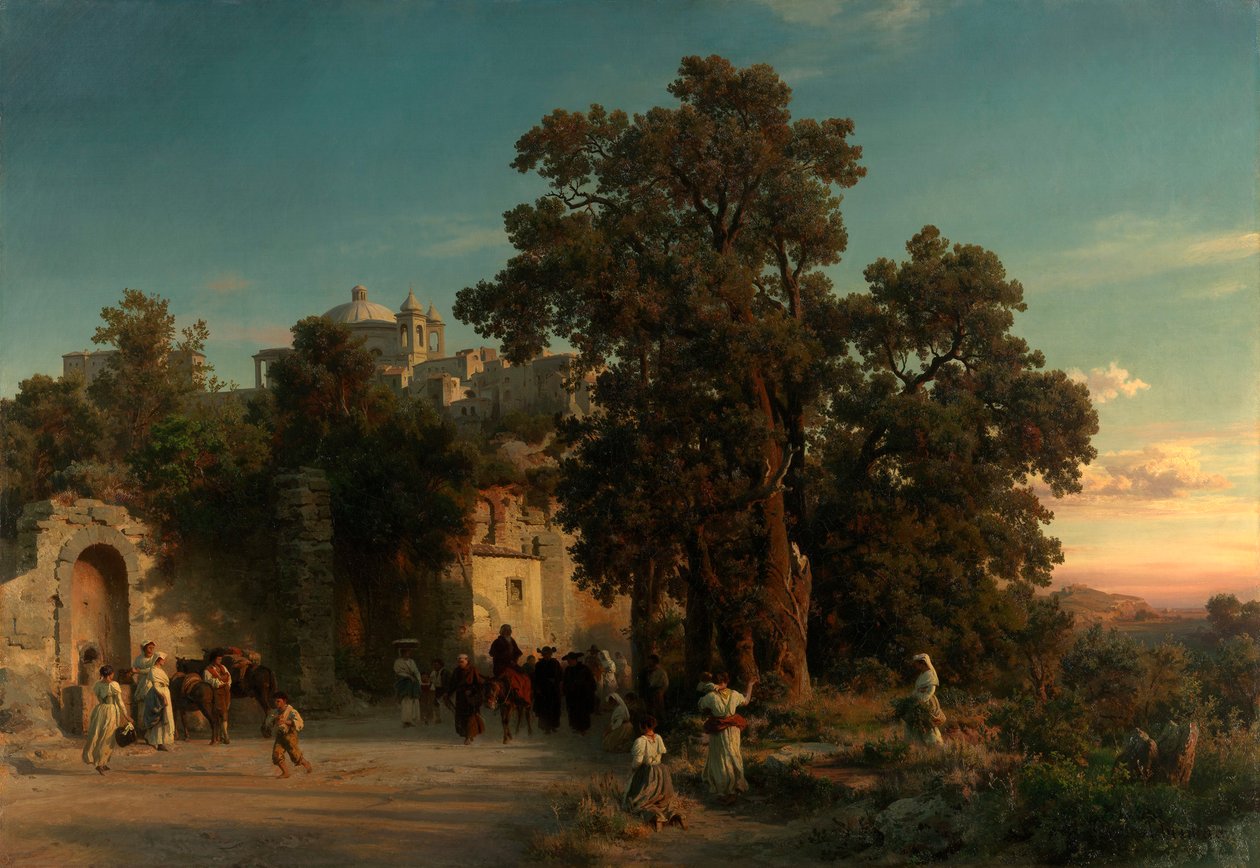 Este alkotó: Oswald Achenbach