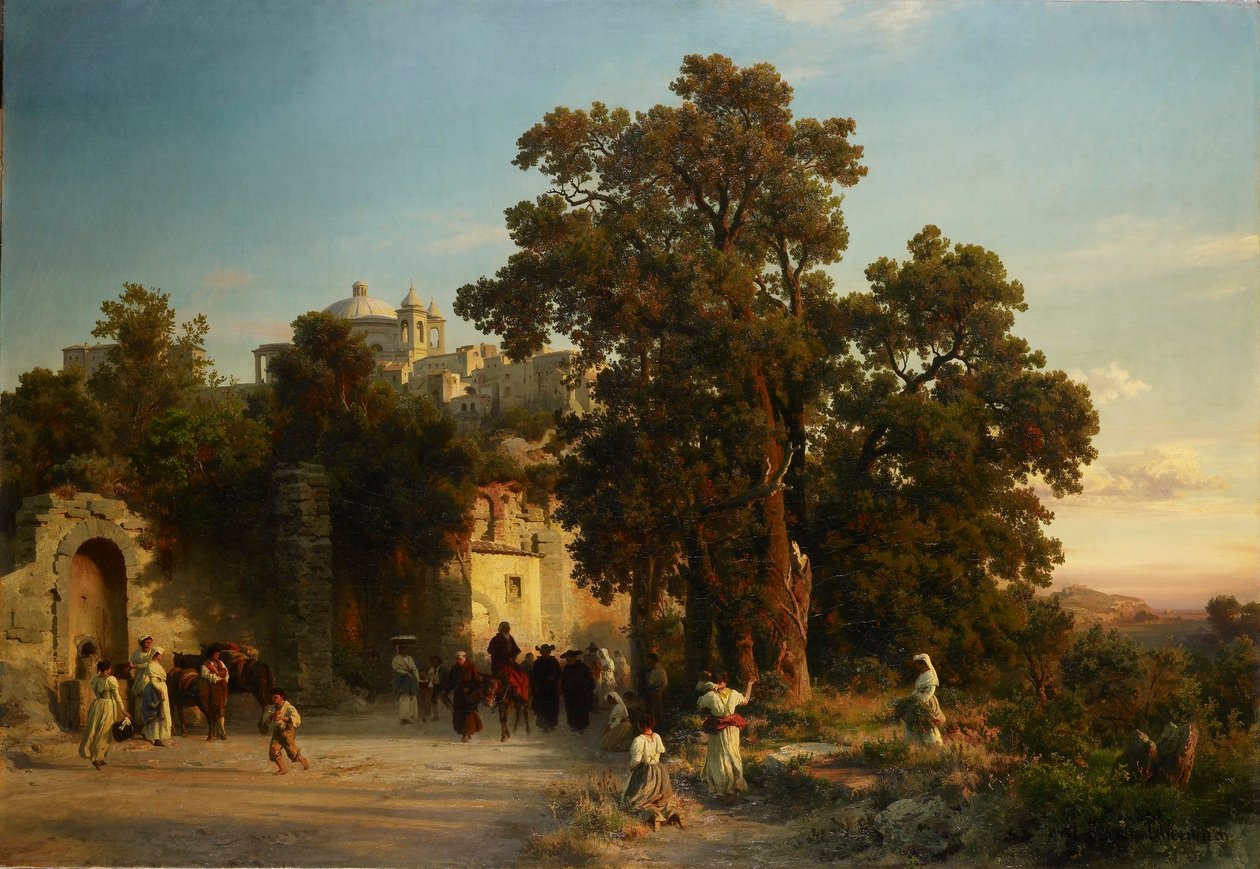 Este alkotó: Oswald Achenbach