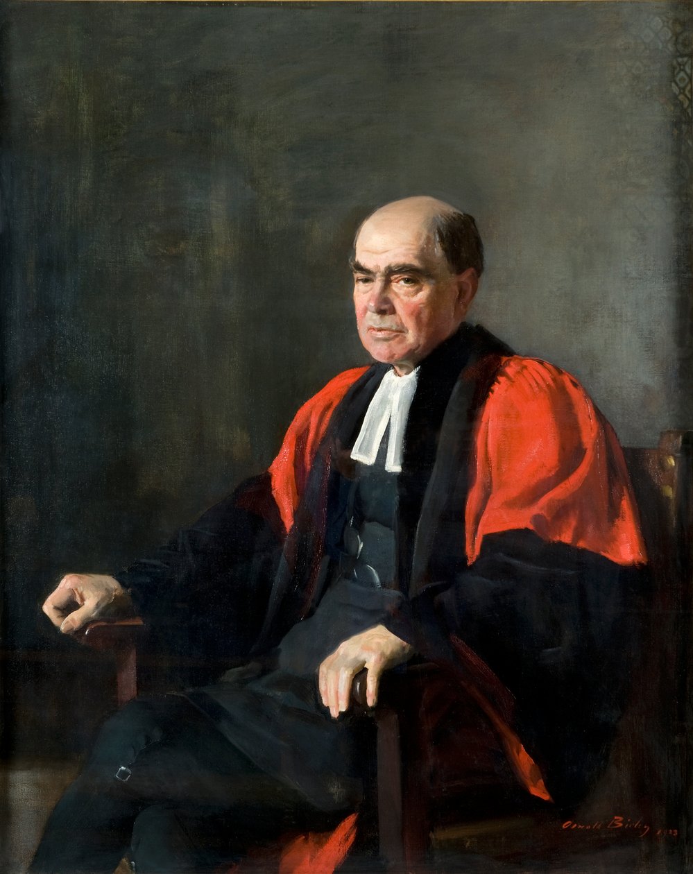 Hastings Rashdall (olaj, vászon) alkotó: Oswald Hornby Joseph Birley