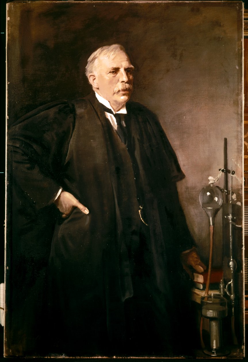 Ernest Rutherford portréja alkotó: Oswald Hornby Joseph Birley