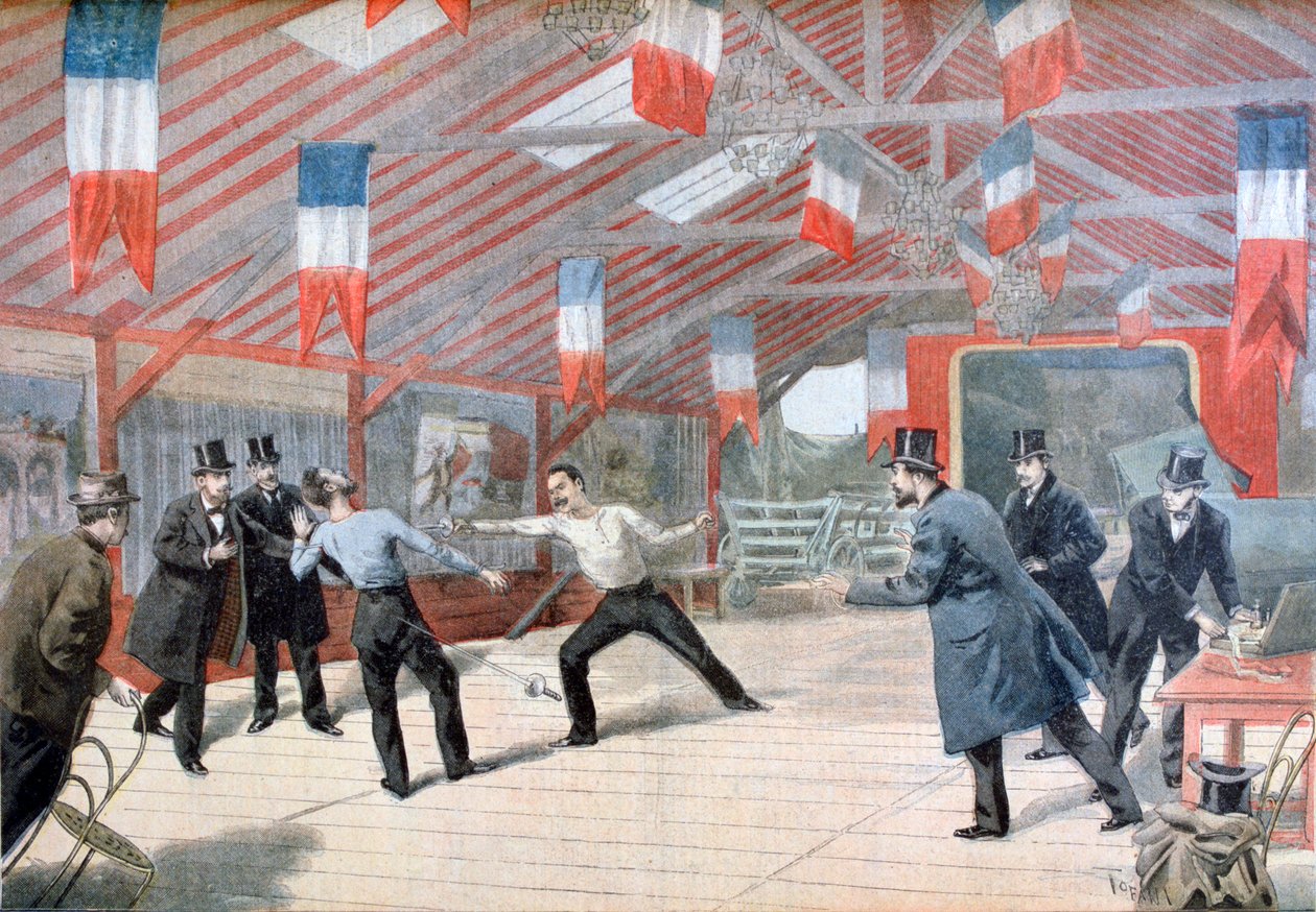 Tragikus párbaj: Monsieur Harry Alis halála, 1895 alkotó: Oswaldo Tofani