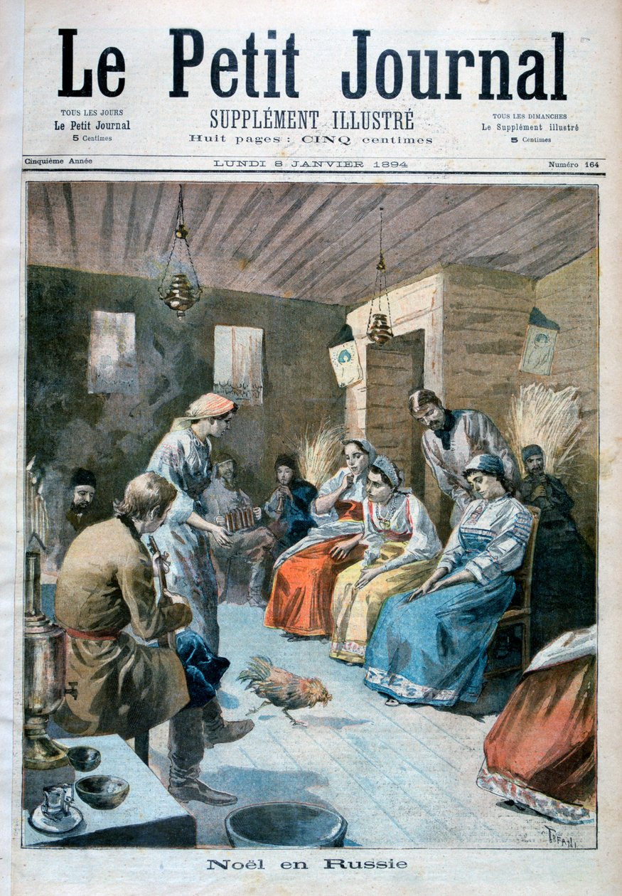 Karácsony Oroszországban, 1893 1894 alkotó: Oswaldo Tofani