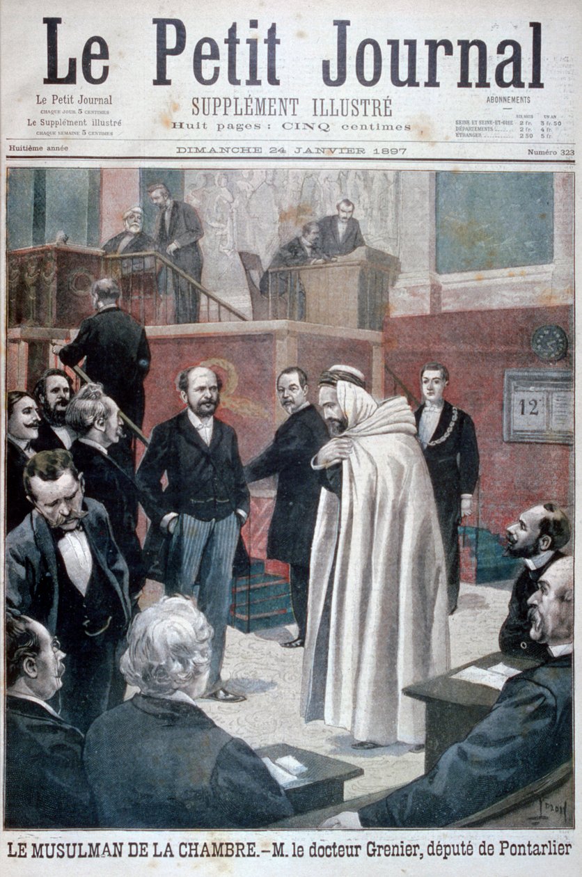 Dr. Philippe Grenier, a francia nemzetgyűlés első muszlim képviselője, 1897 alkotó: Oswaldo Tofani