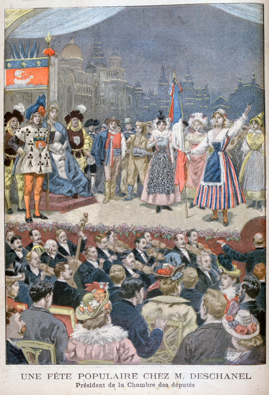 Paul Deschanel, Franciaország elnöke által népszerű ünnepség, 1900. alkotó: Oswaldo Tofani
