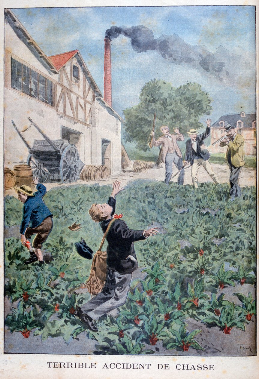 Vadászati baleset, 1900 alkotó: Oswaldo Tofani