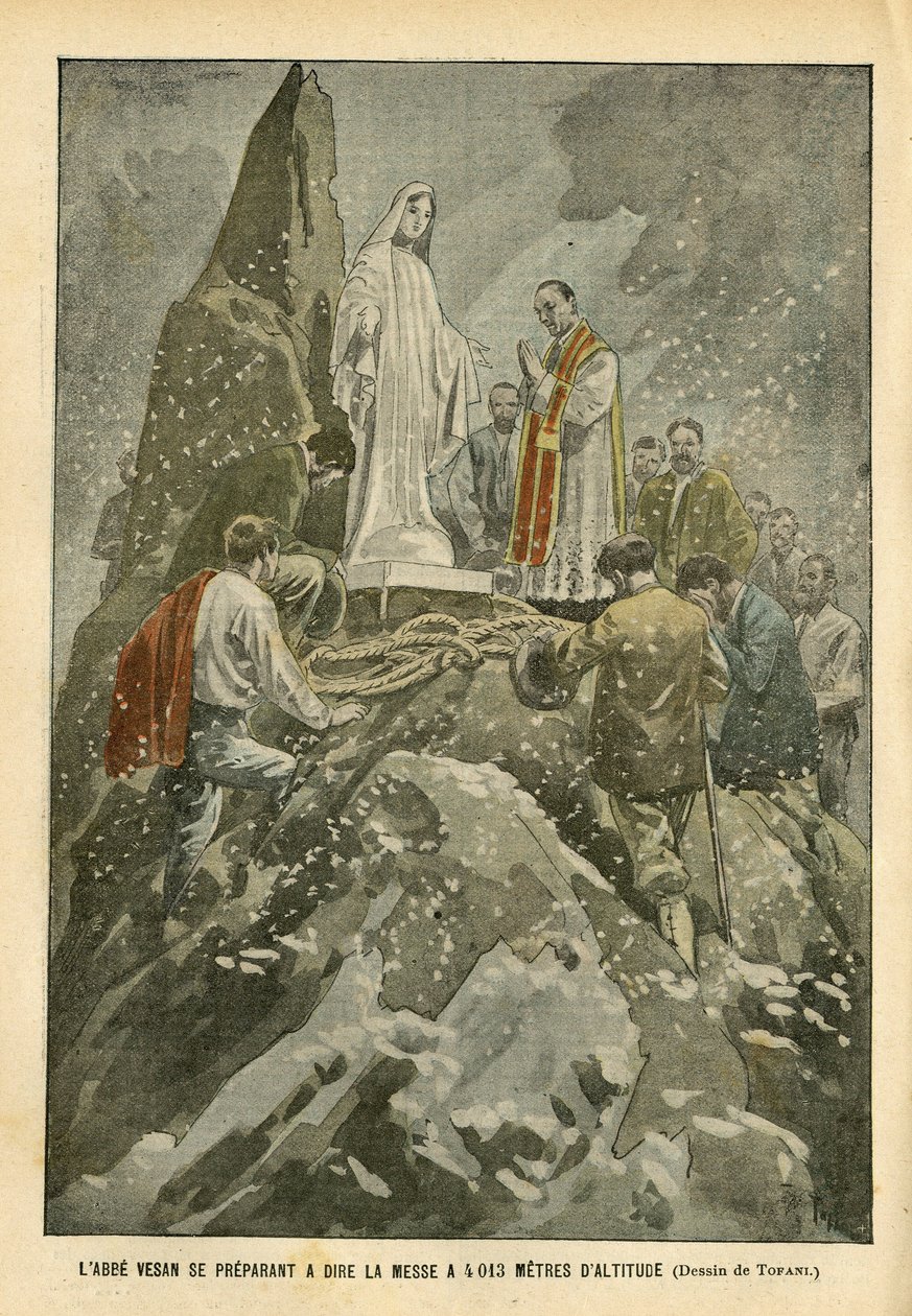 Oswaldo Tofani (1849-1915) illusztrációja a Le Pelerinben alkotó: Oswaldo Tofani