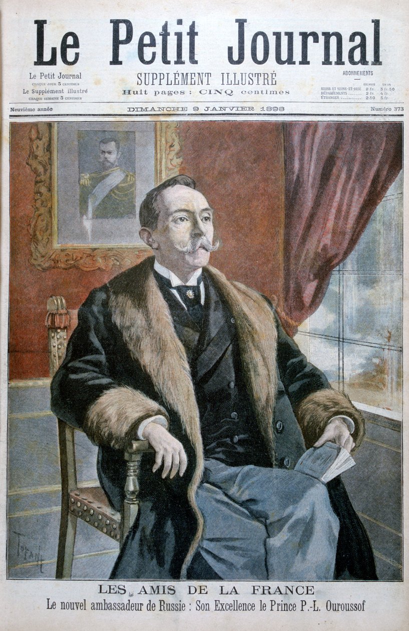 PL Ouroussof herceg, Oroszország új nagykövete, 1898 alkotó: Oswaldo Tofani