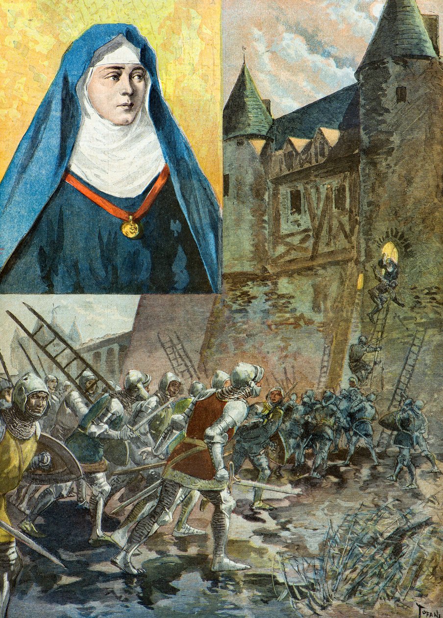 Julienne Duguesclin benediktinus apáca alkotó: Oswaldo Tofani