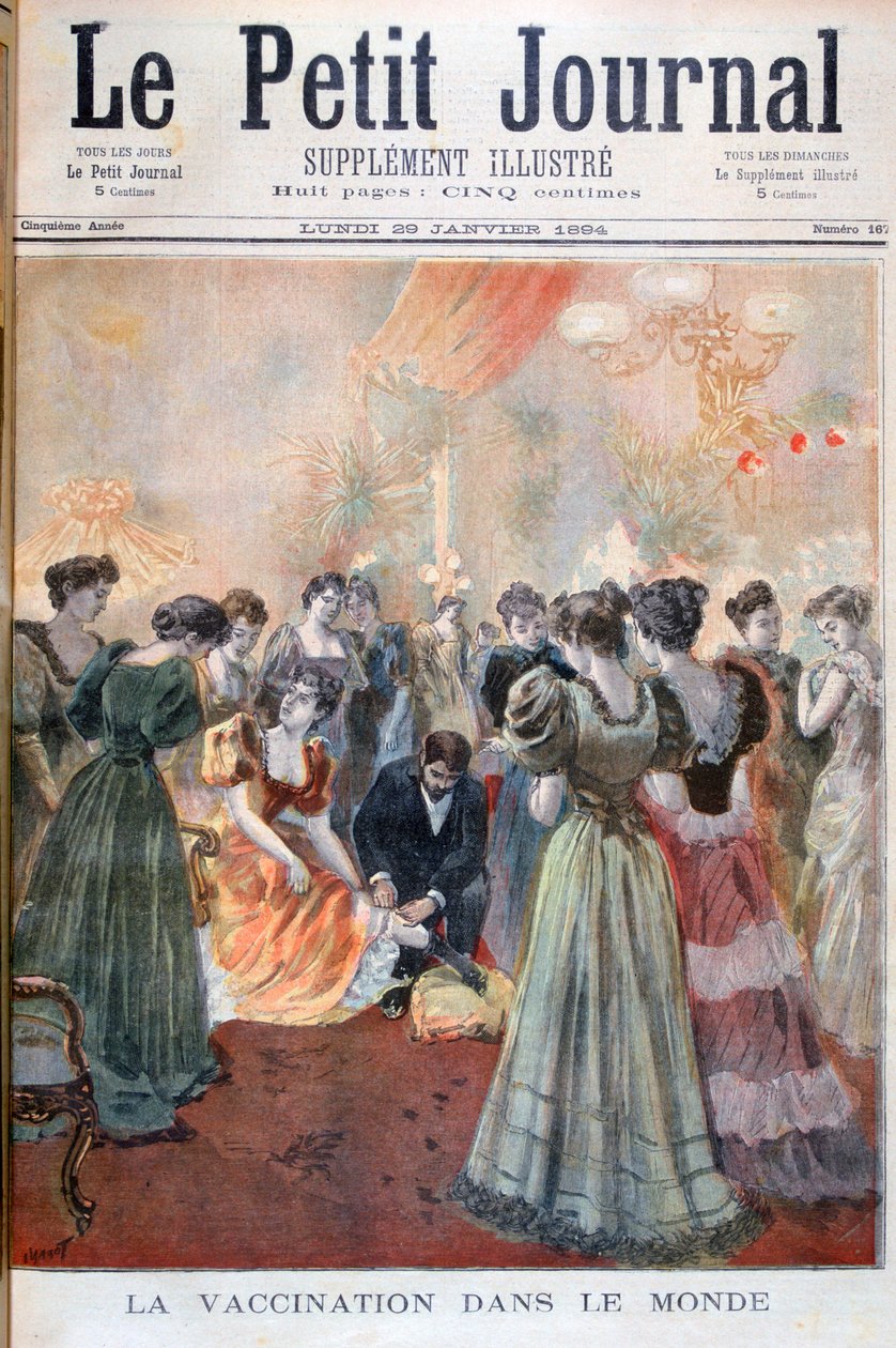 Himlő elleni oltás, Párizs, 1894 alkotó: Oswaldo Tofani
