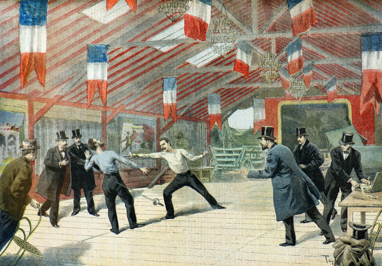 Jules Hippolyte Percher halála,1895 (Illusztráció) alkotó: Oswaldo Tofani