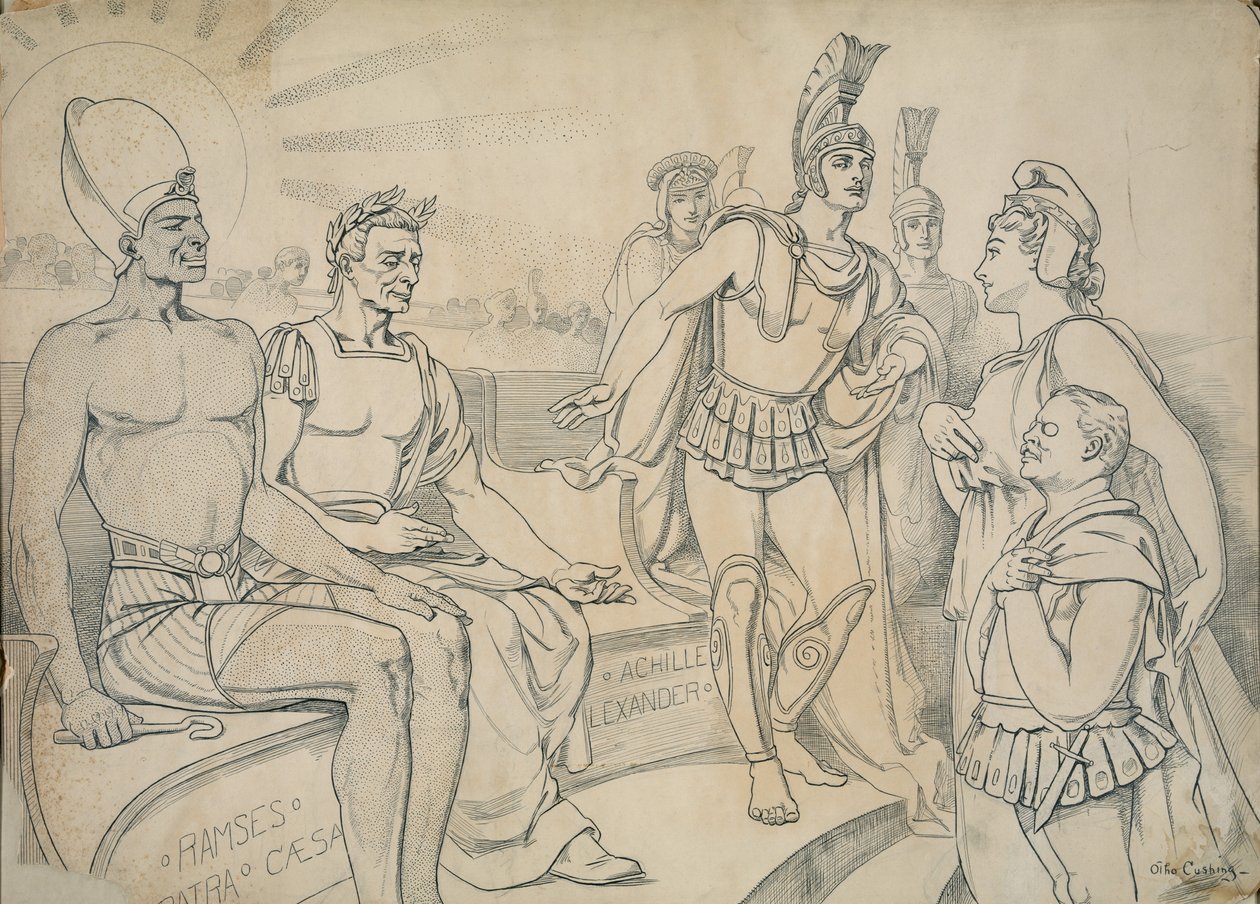A Pallas Columbia helyet kér neki a történelemben, 1907 alkotó: Otho Cushing