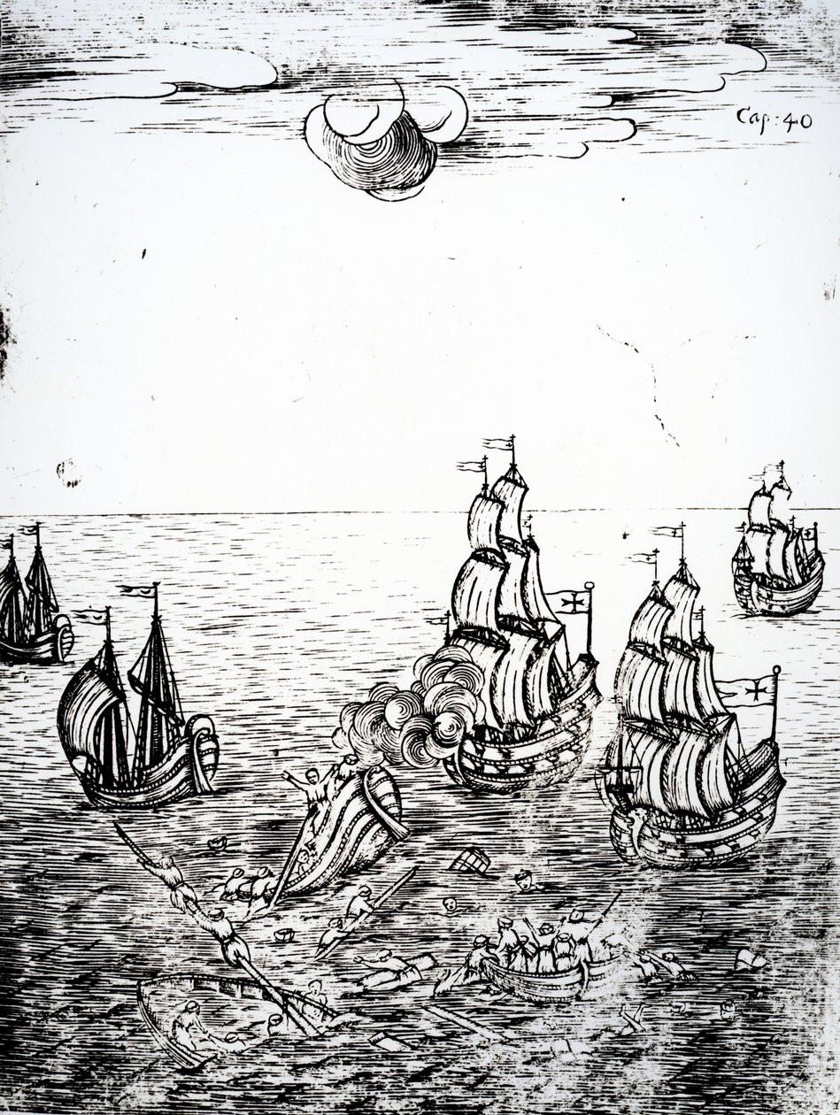 Hajótörés, 1694 alkotó: Othon Frederic von der Groben