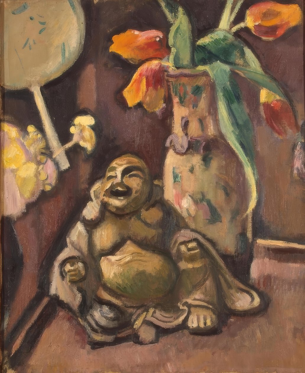 Csendélet Buddha szoborral alkotó: Othon Friesz