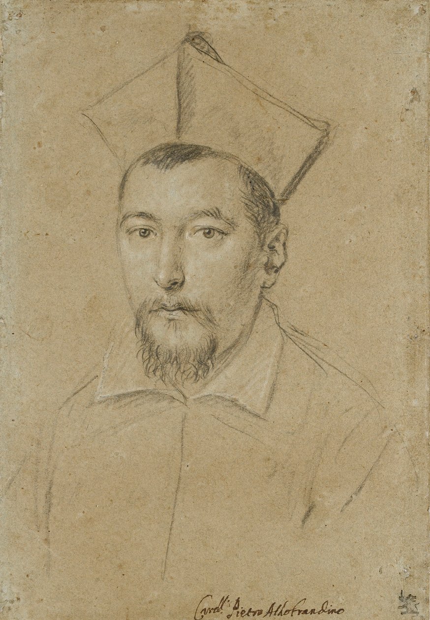 Pietro Aldobrandini bíboros portréja, 17. század eleje alkotó: Ottavio Mario Leoni
