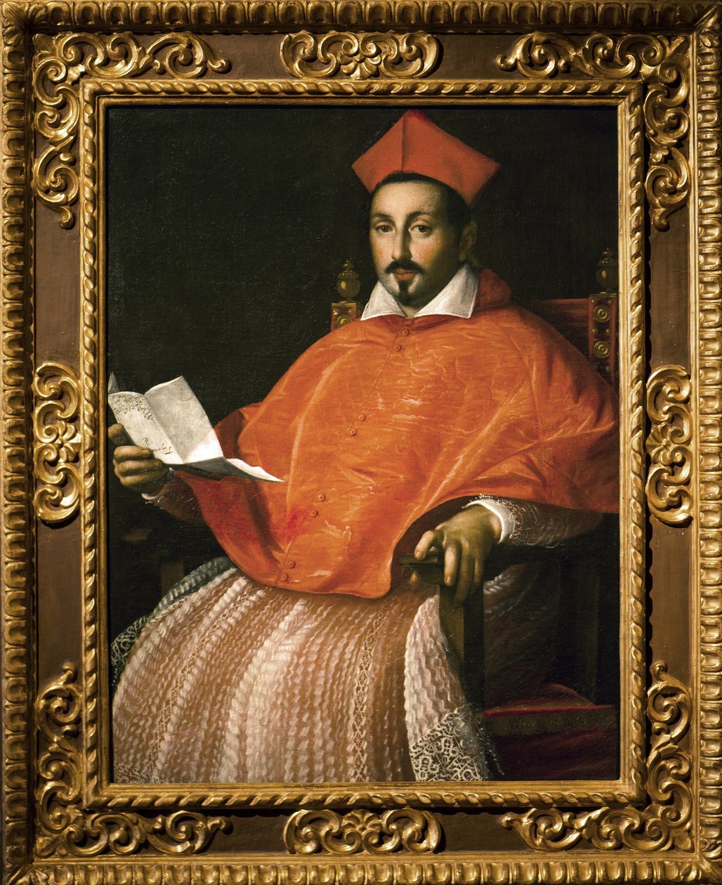 Ottavio Leoni Scipione Borghese (Scipione Caffarelli-Borghese) bíboros (1577-1633) portréja - alkotó: Ottavio Mario Leoni