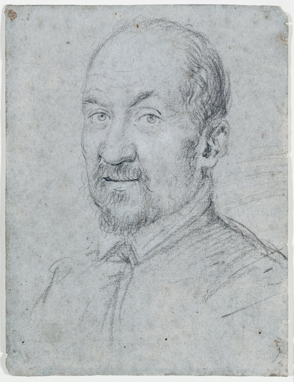 Egy egyházi portré (ceruza papíron) alkotó: Ottavio Mario Leoni
