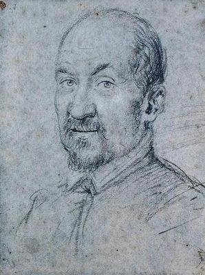 Egy egyházi portré (ceruza papíron) alkotó: Ottavio Mario Leoni